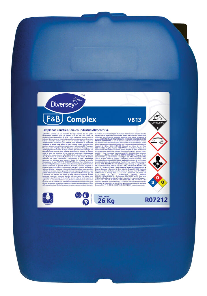 COMPLEX VB13 26kg - ADITIVO PARA SOLUCIONES CÁUSTICAS